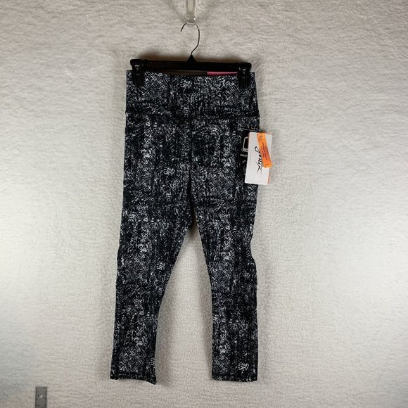 Gottex Leggings Women Small Scratch Polyester Stretch Pockets Rachel Capri 6801 - Picture 1 of 11